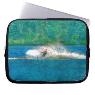 Housse Pour Ordinateur Portable Eté Ski nautique et lac
