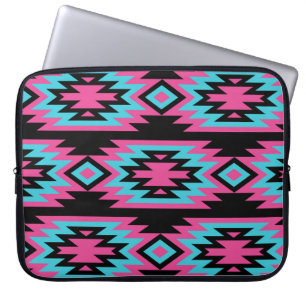 Housse Pour Ordinateur Portable Ethnic American Indian : Motifs aztèques.