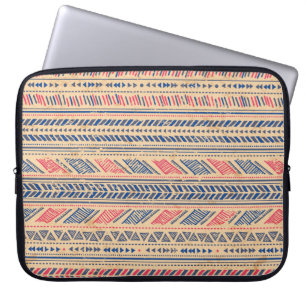 Housse Pour Ordinateur Portable Ethnique tribale vintage sans couture motif