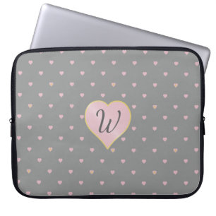 Housse Pour Ordinateur Portable Étoiles dans les coeurs sur la tamis d'ordinateur
