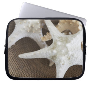 Housse Pour Ordinateur Portable Étoiles de mer dans un panier