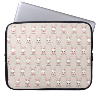 Housse Pour Ordinateur Portable Étui pour ordinateur portable avec un lapin mignon