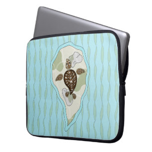 Housse Pour Ordinateur Portable Étui pour ordinateur portable Callie la Tortue mar