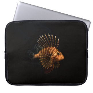 Housse Pour Ordinateur Portable Étui pour ordinateur portable Noir 4 Luxe, Poisson