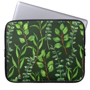 Housse Pour Ordinateur Portable Eucalyptus vert foncé