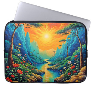 Housse Pour Ordinateur Portable Évasion vers la nature Art Design