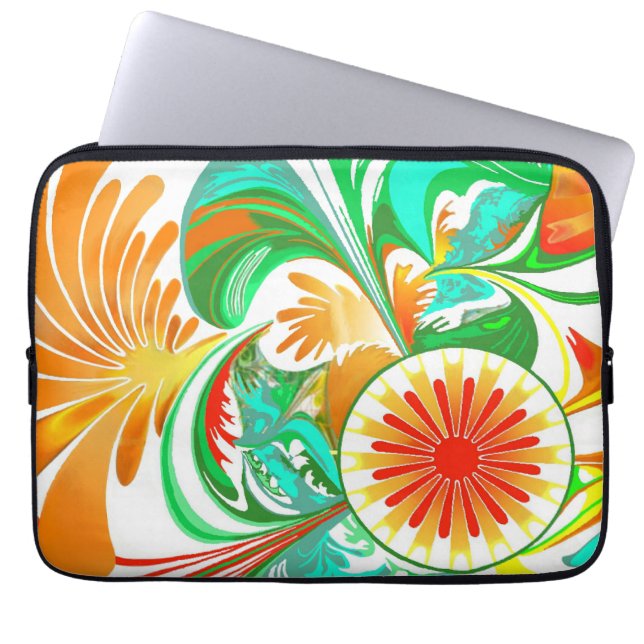 Housse Pour Ordinateur Portable Explosion de Citrus (Devant)