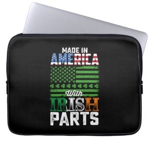 Housse Pour Ordinateur Portable Fabriqué en Amérique avec des pièces irlandaises S