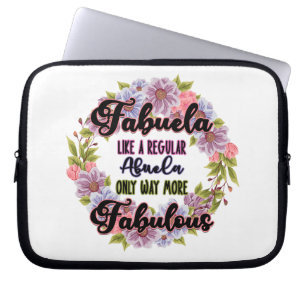 Housse Pour Ordinateur Portable Fabuela Comme Une Abuela Régulière Seulement Beauc