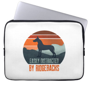 Housse Pour Ordinateur Portable Facilement Distrait Par La Promenade De Rhodesian