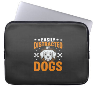 Housse Pour Ordinateur Portable Facilement Distrait Par Les Chiens