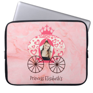 Housse Pour Ordinateur Portable Fairytale Royal Princess Carriage Girl Anniversair