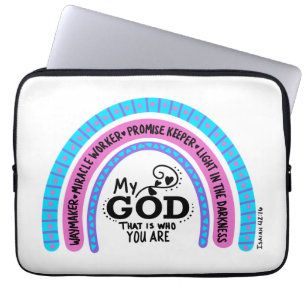 Housse Pour Ordinateur Portable Faiseur de chemin Ouvrier de miracles Mon Dieu C'e