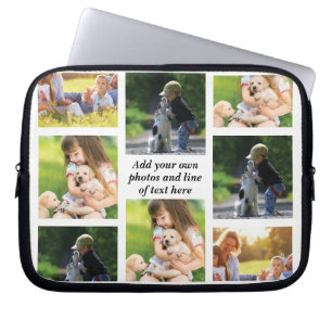 Housse Pour Ordinateur Portable Faites votre propre collage photo et texte