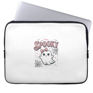 Housse Pour Ordinateur Portable Fantôme Mignon Effrayant Design de Chemise Hallowe
