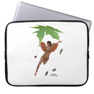 Housse Pour Ordinateur Portable Fée Cute Avec Manche Ordinateur Portable À Ailes B