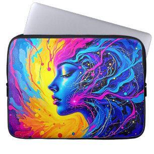 Housse Pour Ordinateur Portable Femme Abstraite Dreamy Colorful