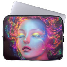 Femme Alien aux cheveux cosmiques