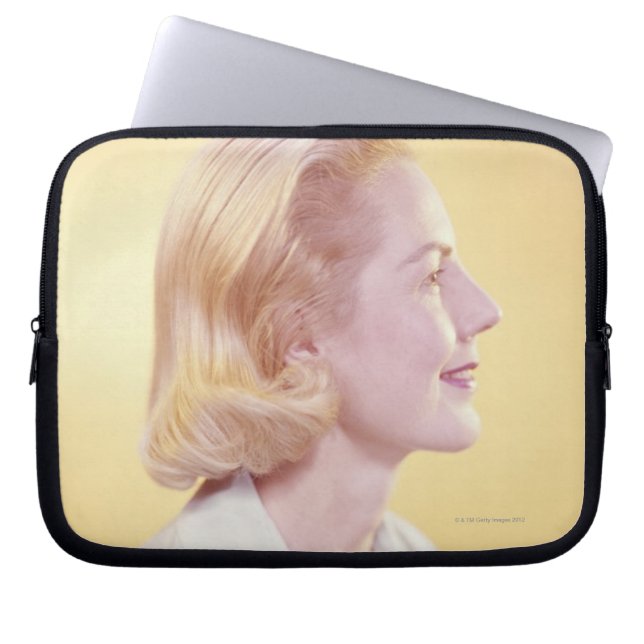 Housse Pour Ordinateur Portable Femme blonde (Devant)