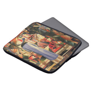 Housse Pour Ordinateur Portable Femme devant une vitrine d'August Macke
