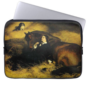 Housse Pour Ordinateur Portable Femme et Cheval