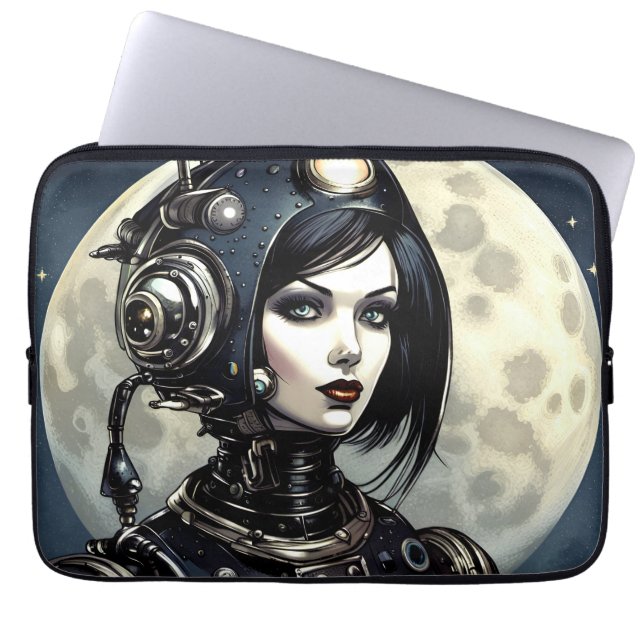 Housse Pour Ordinateur Portable Femme-robot I (Devant)