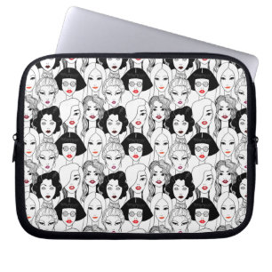 Housse Pour Ordinateur Portable Femmes avec le motif de rouge à lèvres