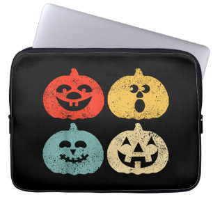 Housse Pour Ordinateur Portable Femmes de citrouille d'Halloween vintage, hommes, 