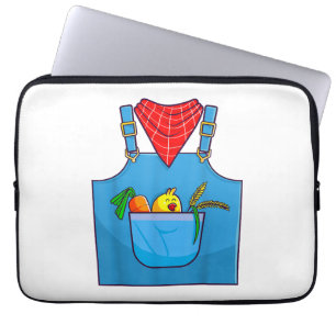 Housse Pour Ordinateur Portable Fermier Simple Cute Farm