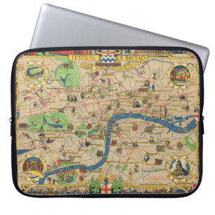 Housse Pour Ordinateur Portable Festival de Grande-Bretagne : Guide de la carte de