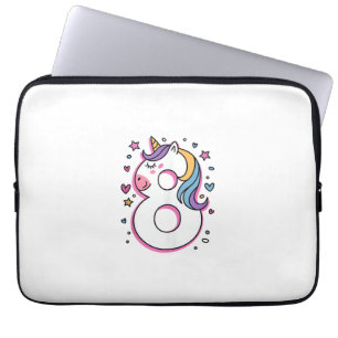 Housse Pour Ordinateur Portable Fêtez La Bonne Fête D'Anniversaire De 8 Ans Pour G