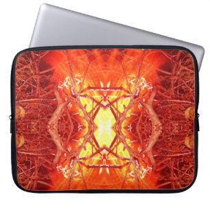 Housse Pour Ordinateur Portable Feu Abstrait