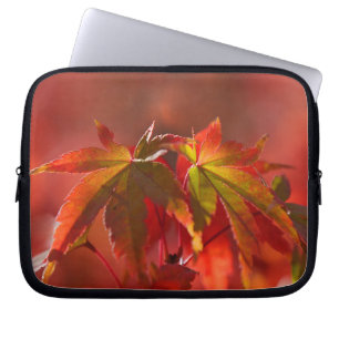 Housse Pour Ordinateur Portable Feuille japonais