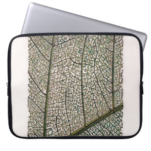Housse Pour Ordinateur Portable Feuille verte