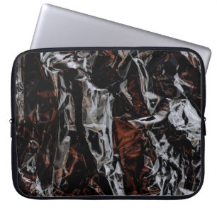 Housse Pour Ordinateur Portable Feuilles Brown et blancs séchés