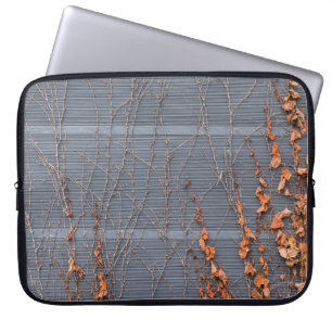 Housse Pour Ordinateur Portable feuilles Brown séchés à l'eau