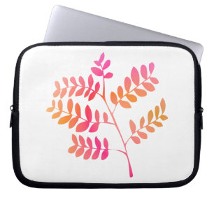 Housse Pour Ordinateur Portable Feuilles couchers de soleil