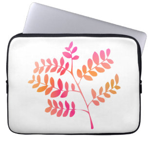 Housse Pour Ordinateur Portable Feuilles couchers de soleil