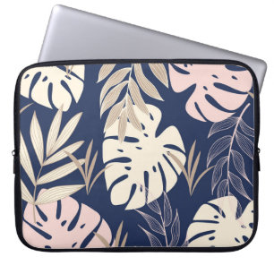 Housse Pour Ordinateur Portable Feuilles tropicaux : Jungle Abstraite
