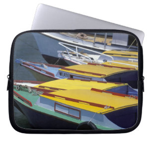 Housse Pour Ordinateur Portable Fidji, Viti Levu, Lautoka, Petits bateaux dans le