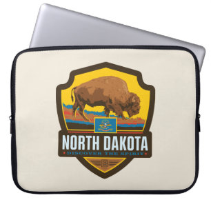 Housse Pour Ordinateur Portable Fierté de l'État Dakota du Nord