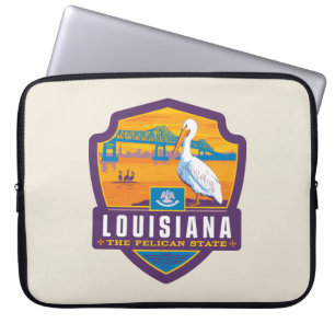 Housse Pour Ordinateur Portable Fierté de l'État Louisiane