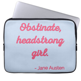 Housse Pour Ordinateur Portable Fierté et préjugés Citation II - Style mignon