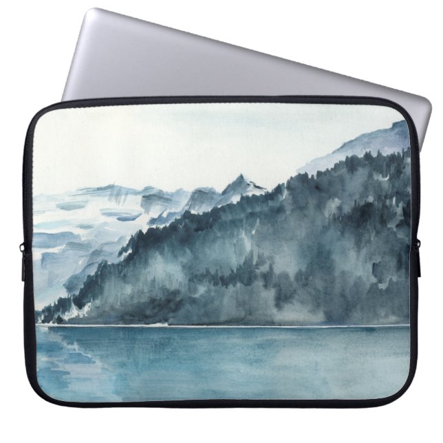 Housse Pour Ordinateur Portable Fjords d'hiver (Devant)