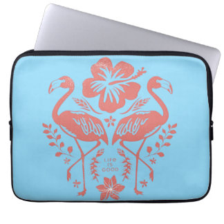 Housse Pour Ordinateur Portable Flamant Tropical