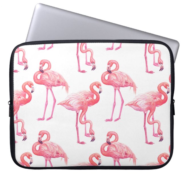 Housse Pour Ordinateur Portable Flamingos (Devant)
