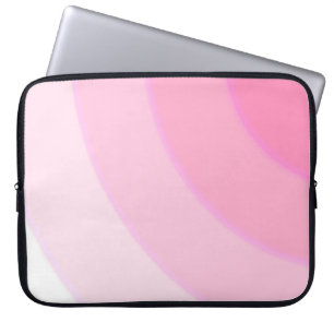 Housse Pour Ordinateur Portable Flèches circulaires rose