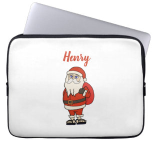 Housse Pour Ordinateur Portable Flèches de Noël du Père Noël sur mesure