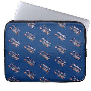 Housse Pour Ordinateur Portable Flèches florales personnalisées