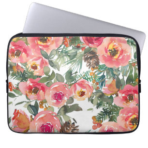 Housse Pour Ordinateur Portable Fleur d'art